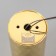 Denis Lamp GU10 Gold 5.5x5.5x12 cm