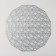 Set of serving napkins on the table "Hypnosis", 4 pcs, d = 38 cm, silver color