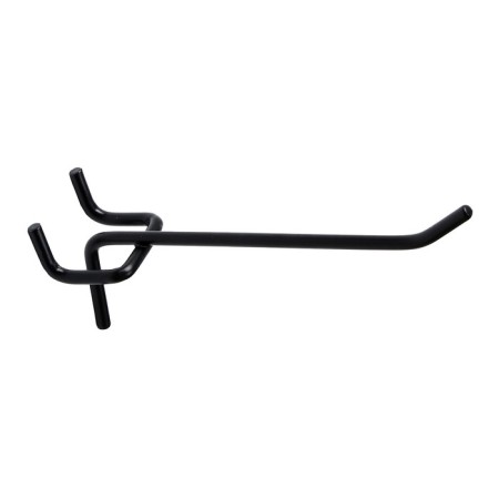 A single hook for a metal perforated panel step 25 mm, d = 3.2 mm, l = 100 mm, black color is-1