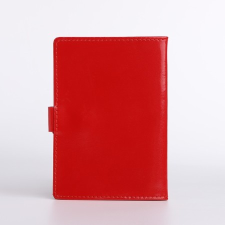 Passport cover on the button, red color-1