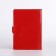 Passport cover on the button, red color