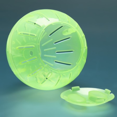 A ball for rodents 12 cm, green-1