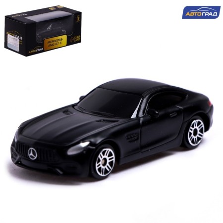 Metal Mercedes-AMG GT S, 1:64, black matte color