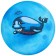 Children's ball, d = 25 cm, 60 g, color mix