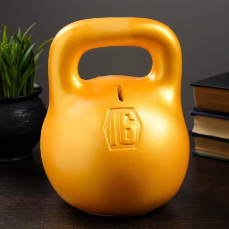 Piggy bank "Giry 100 Pudy hit" gold, 18x24cm-2