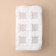 Form for mousse desserts and baking konfinetta "Raphael", silicone, 29.7 × 17.5 × 5.7 cm, 6 cells (6.2 × 6.2 cm), white color