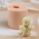 Silicone Mold "Angel with a Bear" 6.5x6.5x6.3 cm (prayer 6x4.2x3.4 cm)