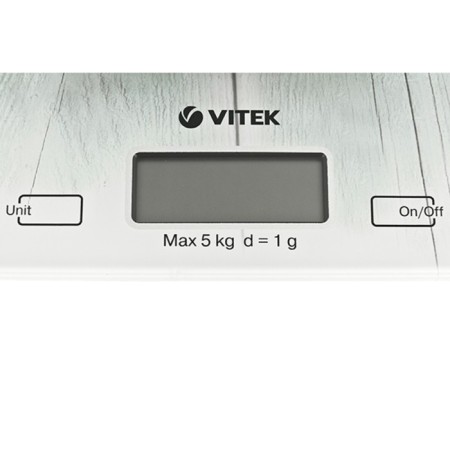 Kitchen Libra Vitek VT-2424, electronic, up to 5 kg, drawing "Mugs"-1