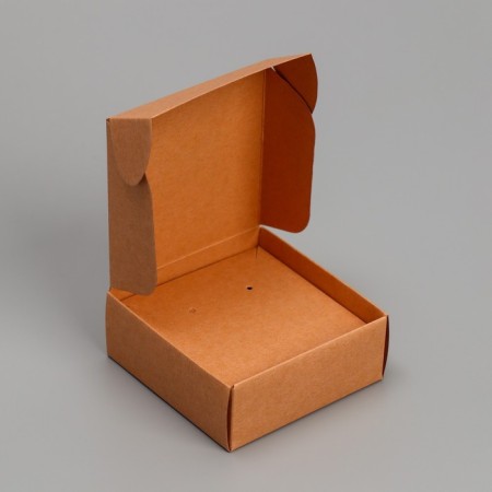 Box for jewelry, packaging, "craft", 7.5 x 7.5 x 3 cm-3