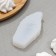 Silicone form "ice cream", 10.3 × 4.2 cm, thickness 19 mm, color transparent