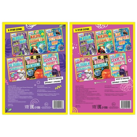 A set of training books “How, why, why? Peace, man and society ”, 2 pcs.-3
