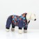 Dogs for dogs on a fur lining with a hood, size XL (DS 35, Osh 36, OG 48 cm)