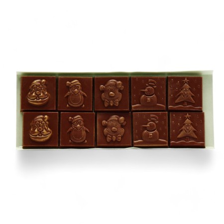 Dairy chocolate "New Year", 50 g-1