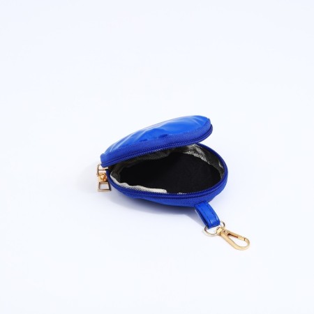 Bag Cross-Bodi with a zipper, blue color-9