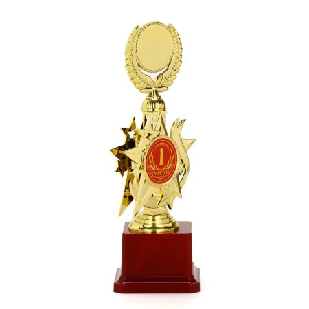 Cup 192, 1st place, award figure, gold, plastic stand, 23 x 9 x 7.5 cm-1