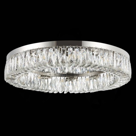 Ceiling Ceiling ST LUCE. SL1226.102.12. Rifrazio. 12x40 W, E14, 81.5x81.5x15 cm, Nickel color-4