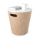 Stool Woodrow, 405 × 405 × 410 mm, color natural wood