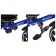 Three-wheeled bicycle Micio Velocet +, Wheels EVA 10 "/8", Dark blue color