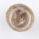 Kashpo wicker "Tanzania", 15.5x15.5x13.5 cm, natural, white