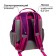 School backpack, 37 x 27 x 16 cm, ergonomic back, calligrata b "Flowers", lilac