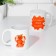 Sublimation mug "Happy New Year 2024!", Dragon Orange