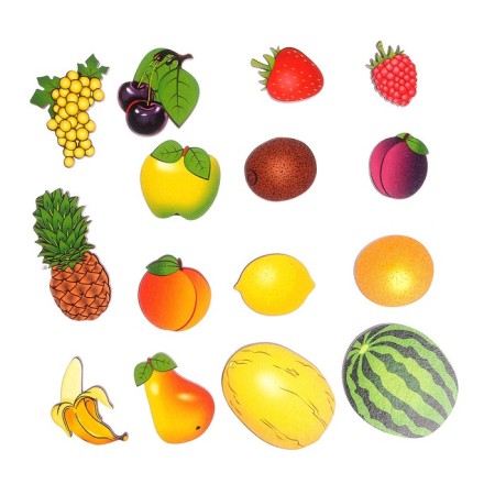 Set "Fruits on Magnets" in the box, 15 parts-2