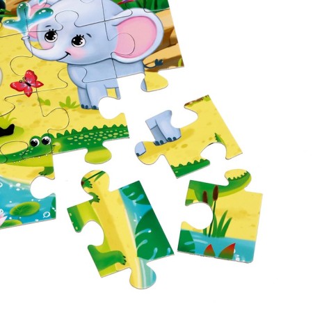 Puzzles "Funny Zoo", 35 elements-2