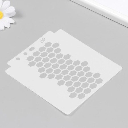 Plastic stencil "Sot" 13x14 cm-1