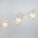 Silvia 3x40W lamp E14 white, gold