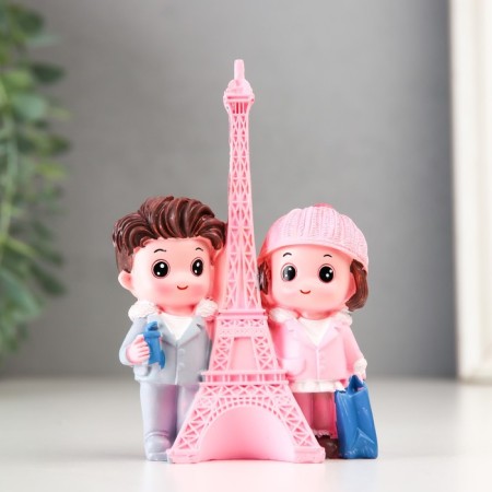 Souvenir Polystone "Romance in travel" 8x5x12.5 cm