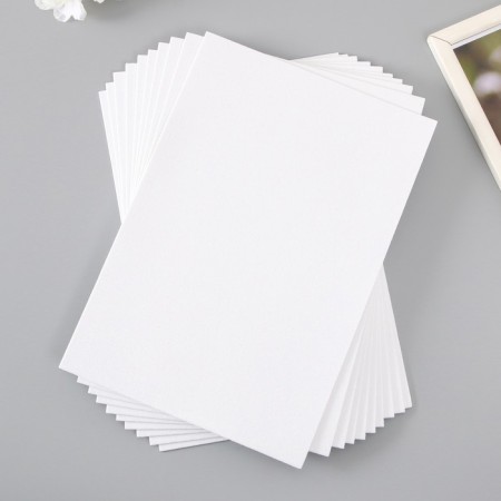 Foamiran glitter 2 mm, 20x30 cm, white-1