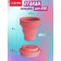 A glass for drawing DEVENTE. School, folding (silicone), pink