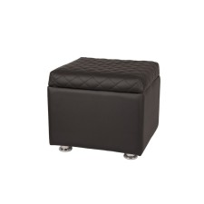 Puff with Vega lid, 430x480x430, black