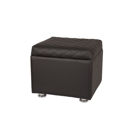 Puff with Vega lid, 430x480x430, black