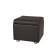 Puff with Vega lid, 430x480x430, black