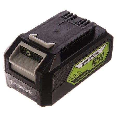 GreenWorks G24B4, 24 V, 4 Ach, Li-Ion, with two connectors, charge indicator-1