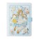 Gift notebook, A6, 112 sheets, color block, with a curly knife, PVC cover, "anime", mix