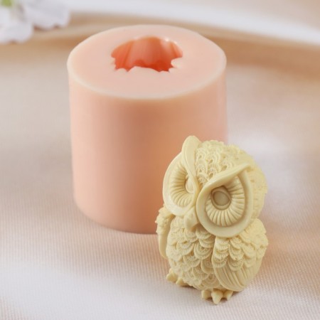 Silicone Mold "Owl2" (prayer 5.5x3.4x4.3 cm)-3