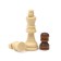 Board game 3 in 1 "Monel": backgammon, checkers, chess, 24 x 24 cm