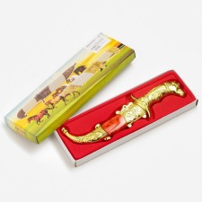 Souvenir knife, 19 cm, horse -shaped handle, mix