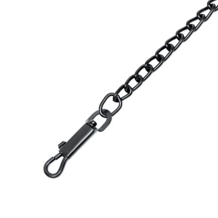 Metal leash, 120 cm x 2.5 mm, black-3