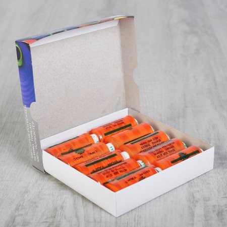 Threads DOR TAK 40/2, 400 yards, color No. 116 orange, 10 pcs in the unitary enterprise.-1