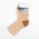 Baby socks from Mongolian wool, beige color, size 12-14 cm (2)