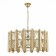 Suspended chandelier ST LUCE. SL1623.203.08. Corsia. 8x40 watts, E14, 65x65x32 cm, Shampan