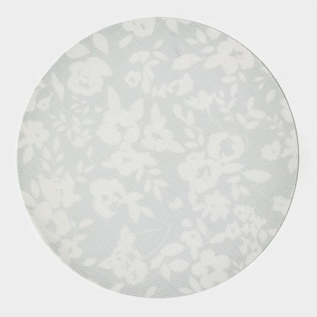 A set of serving napkins on the table “Watercolor. Circle ", 4 pcs, d = 38 cm, blue color-3