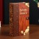 Safe -book wood to the leatherette "Time - Money" 21x13x5 cm