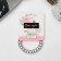 Hair elastic band "spring" matte overflow, D-5.5 cm, mix