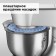 Kitchen machine Redmond RKM-4030, 1200 W, 5 l, 6 speeds, 3 nozzles, silver