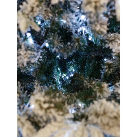 Artificial spruce Green Trees "Forest", premium, snowy, with lighting, 180 cm-9