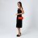 Female bag on a magnet, orange color